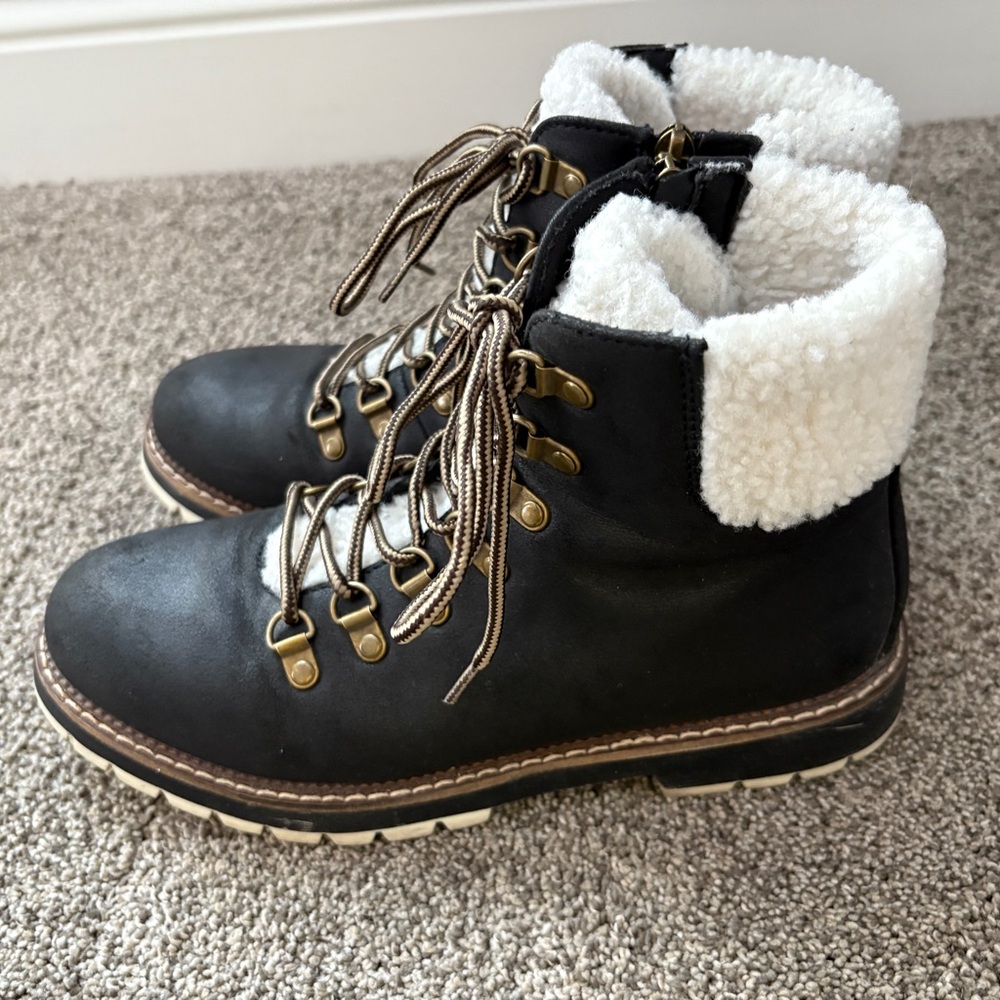 Dunes Women's Conrad Hiker Boots | Black | 8.5 - Picture 5 of 13